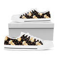 Labrador Retriever Puppy Pattern Print White Low Top Sneakers