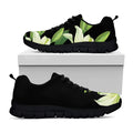 Lily Floral Print Black Running Shoes