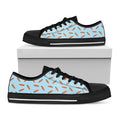 Little Carrot Pattern Print Black Low Top Sneakers