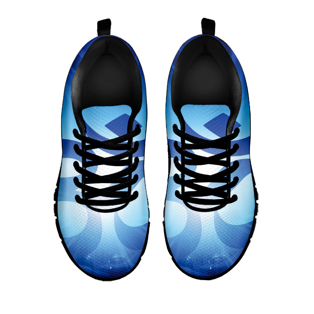 Mantra Om Print Black Running Shoes