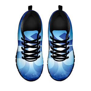 Mantra Om Print Black Running Shoes