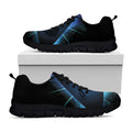 Masonic Eye All Seeing Print Black Running Shoes
