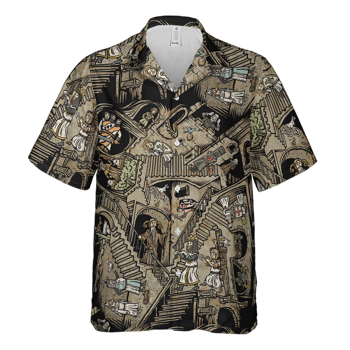 Monty Escher’s Relativity Hawaiian Shirt