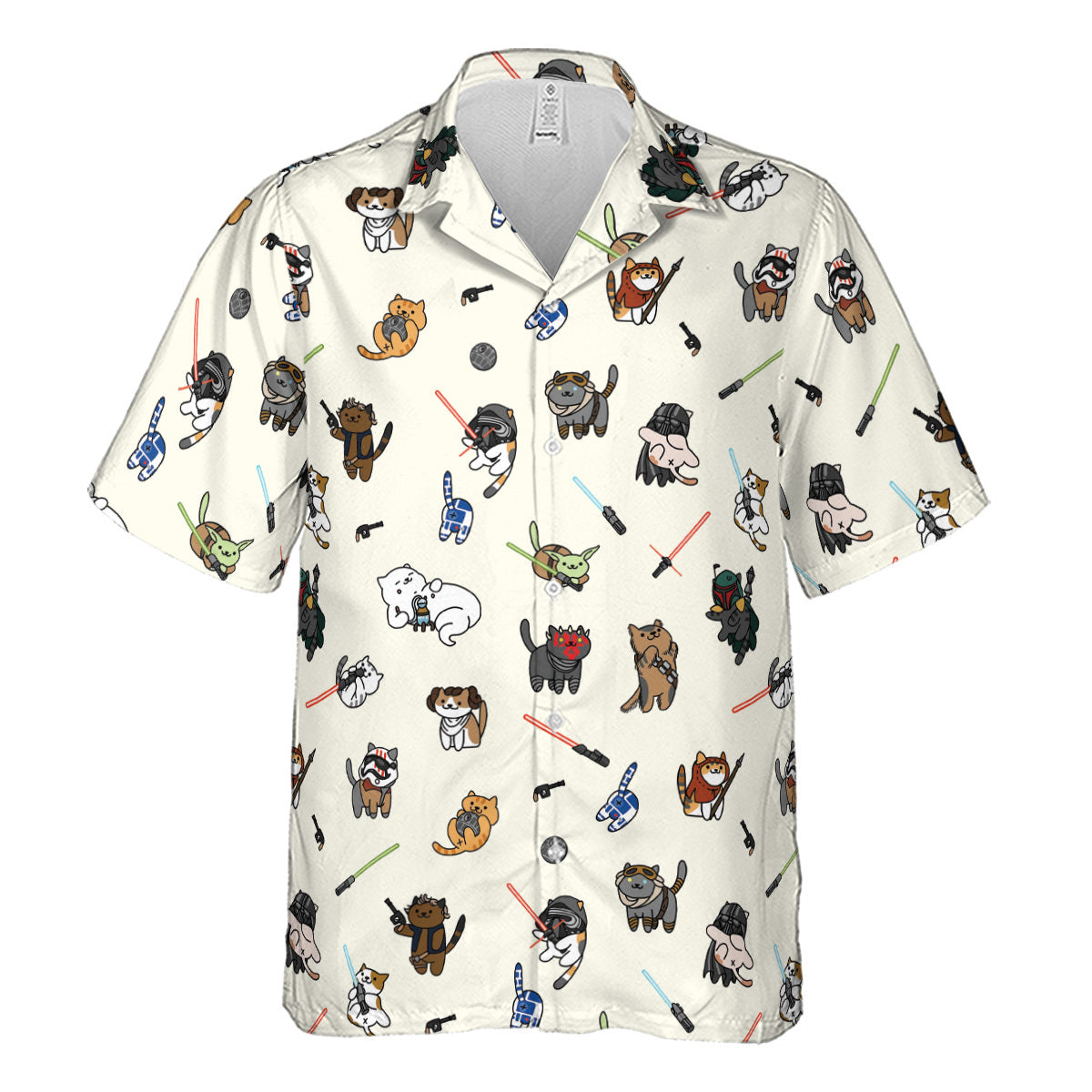 Star Wars Characters As Cats Hawaiian Shirt