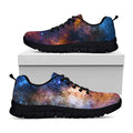 Milky Way Universe Galaxy Space Print Black Running Shoes