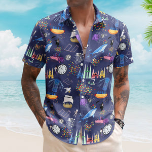 Phish Band NYE Gag It's Ice Cream Hawaiian Shirt Retro Music Inspired Concert Vacation Aloha Shirt