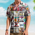Green Day Album Collage Hawaiian Shirt Rock Band Fan Shirt