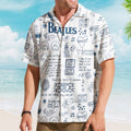 The Beatles Lyrics & Memories All-Over Print Hawaiian Shirt Retro Music Album Art Inspired Unisex Shirt