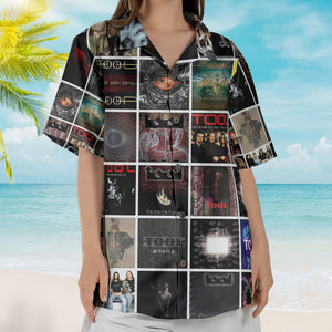 Tool Hawaiian Shirt Album Cover Collage Progressive Metal Summer Button Up