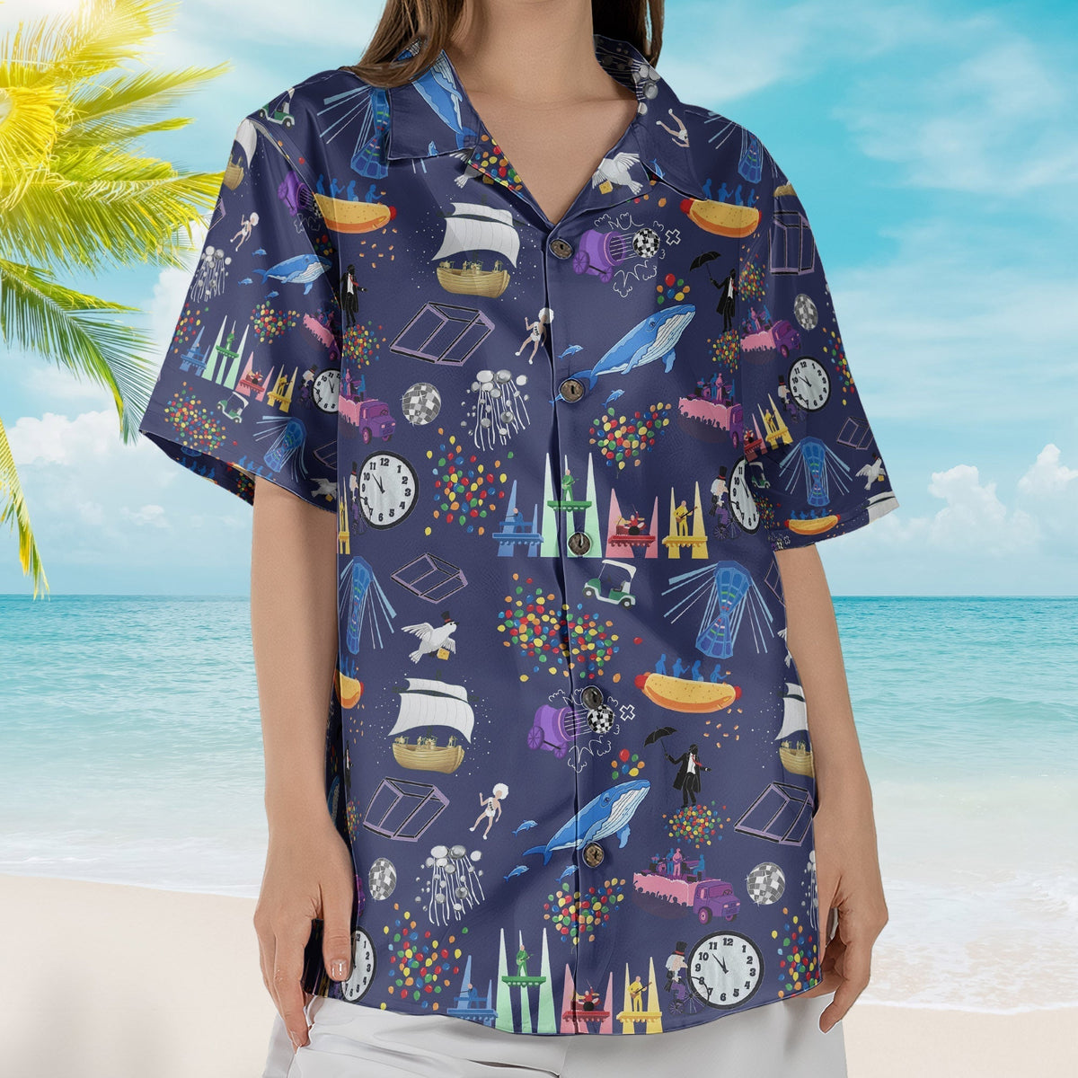 Phish Band NYE Gag It's Ice Cream Hawaiian Shirt Retro Music Inspired Concert Vacation Aloha Shirt