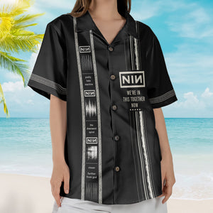 Nine Inch Nails Luxury Design Hawaiian Shirt Industrial Rock Inspired Hawaiian Shirt