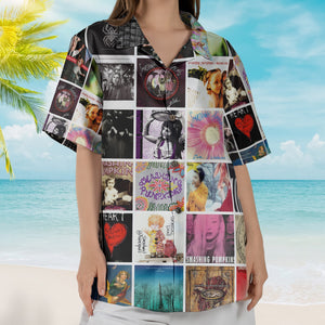 The Smashing Pumpkins Album Collage Hawaiian Shirt Rock Music Band Fan Shirt