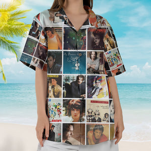 Rick Springfield Album Collage Hawaiian Shirt Pop Rock Music Fan Shirt