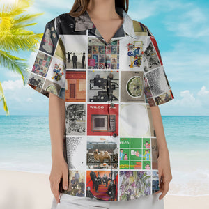 Wilco Album Collage Hawaiian Shirt Rock Music Band Fan Shirt