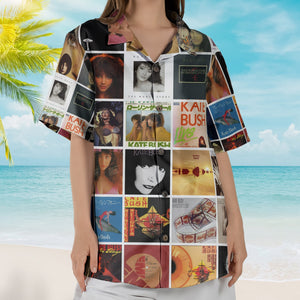 Kate Bush Album Collage Hawaiian Shirt Pop Rock Fan Shirt