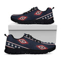 Native Tribal Navajo Pattern Print Black Running Shoes