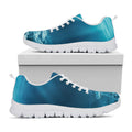 Ocean Underwater Print White Running Shoes