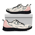 Princess Poodle Print Black Running Shoes