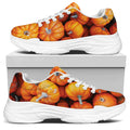 Pumpkin Print White Chunky Shoes