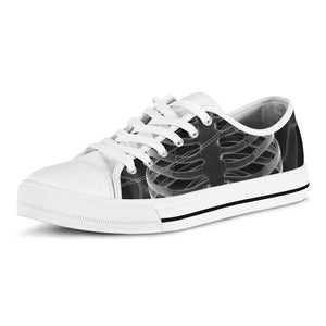 Radiologist X-Ray Film Print White Low Top Sneakers