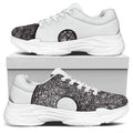 Roots Yin Yang Print White Chunky Shoes
