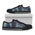 Screaming Horror Ghost 3D Print Black Low Top Sneakers