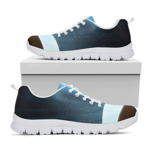 Shining Holy Bible Print White Running Shoes