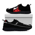 Spartan Warrior Print Black Running Shoes