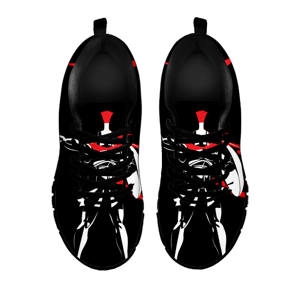 Spartan Warrior Print Black Running Shoes