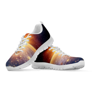 Sunrise Earth Print White Running Shoes