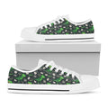 T-Rex And Dino Fossil Pattern Print White Low Top Sneakers