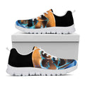 The Sock And Buskin Theatre Masks Print White Running Shoes