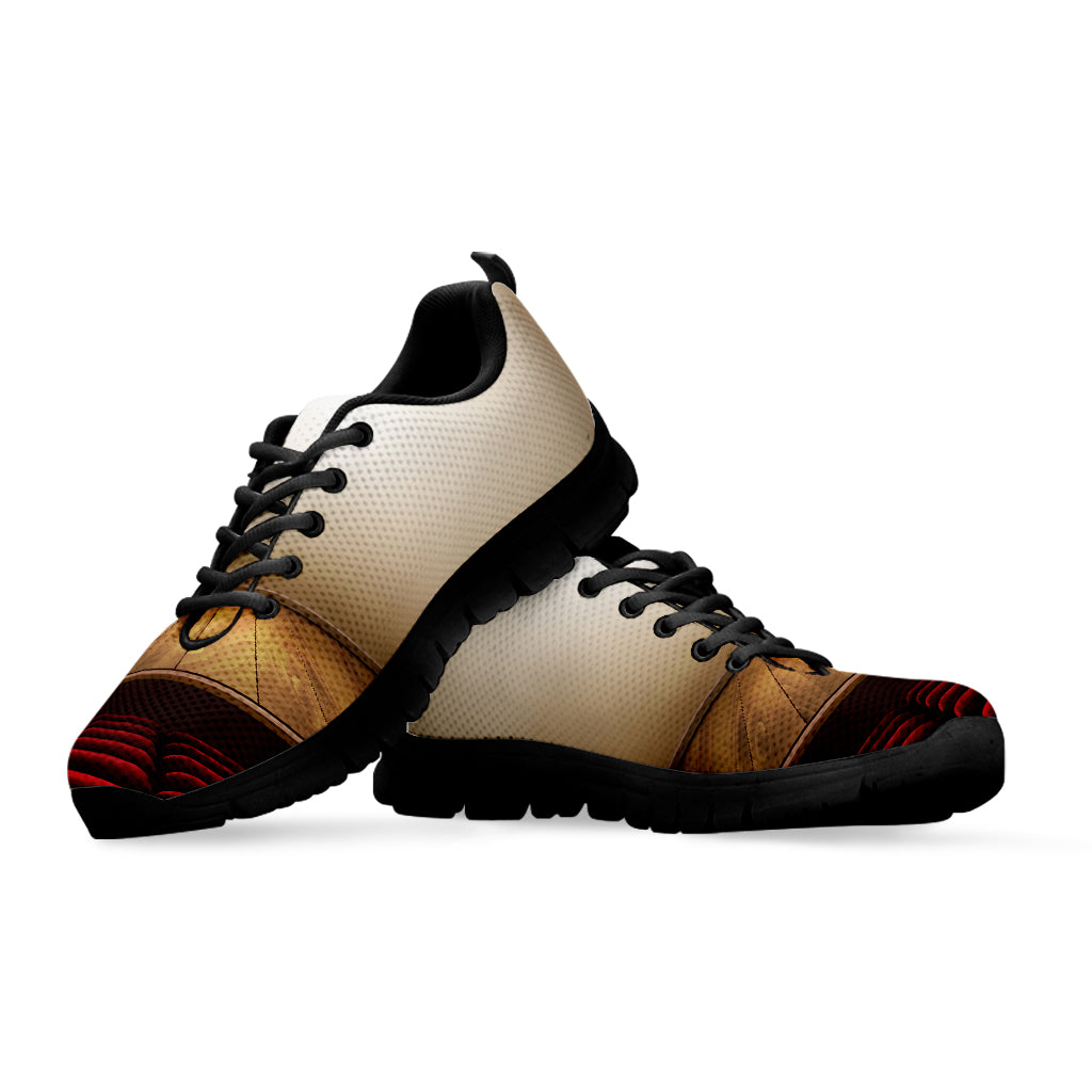 Theater Stage Print Black Running Shoes