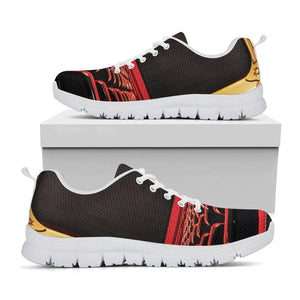 Theatre Stage Print White Running Shoes