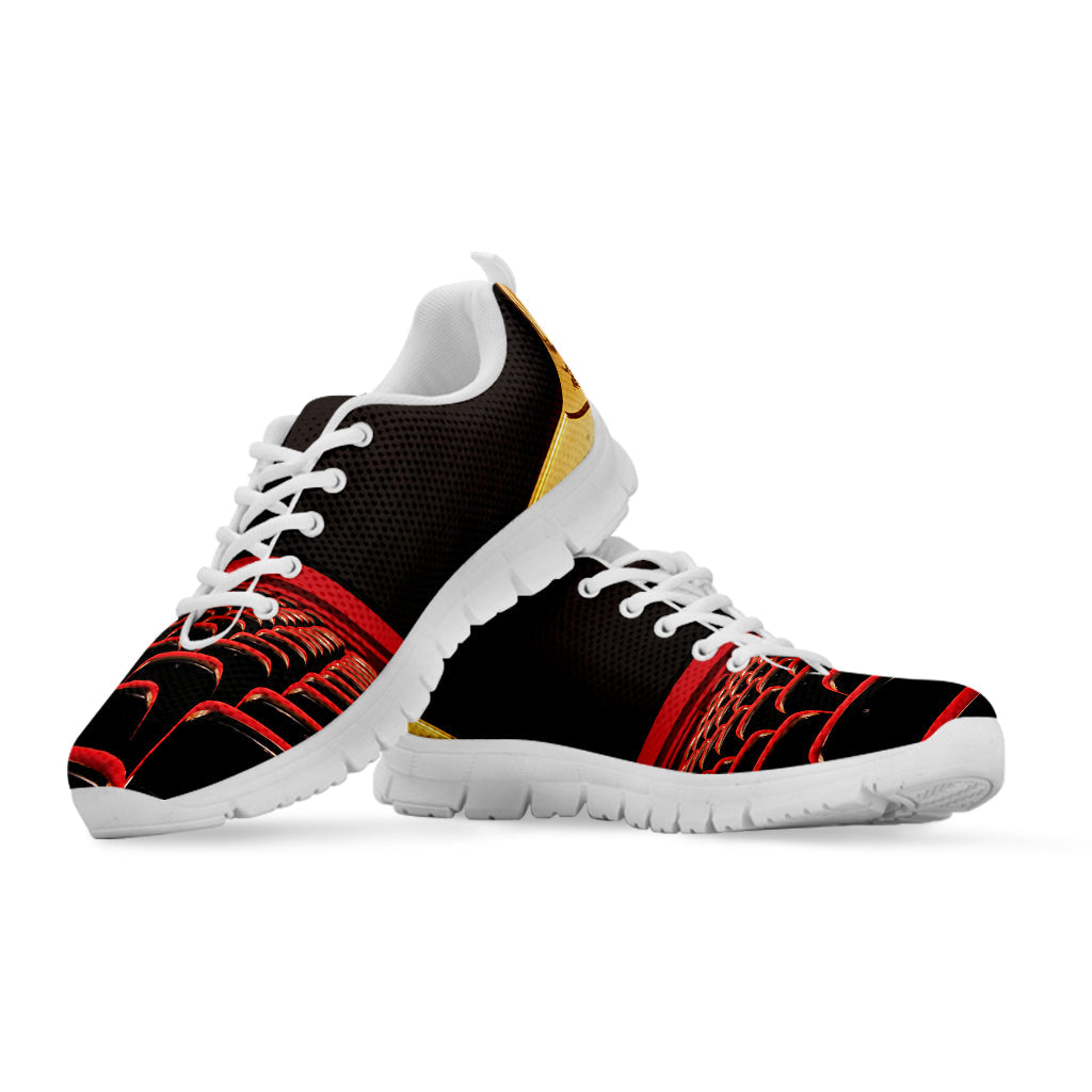 Theatre Stage Print White Running Shoes