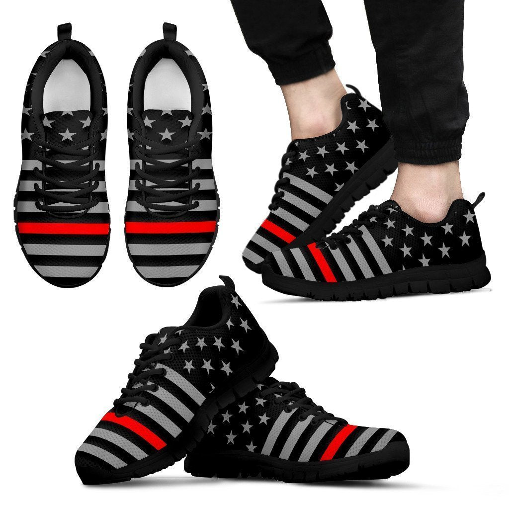 Thin Red Line Black Running Shoes