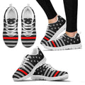 Thin Red Line White Running Shoes