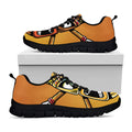 Tiki Totem Print Black Running Shoes