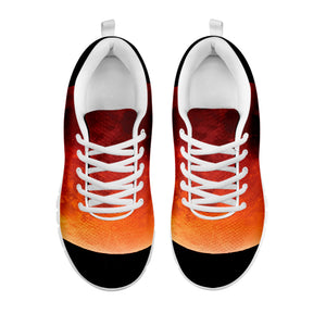 Total Lunar Eclipse Print White Running Shoes