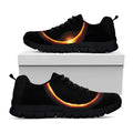 Total Solar Eclipse Print Black Running Shoes