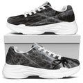 Toy Spiders And Cobweb Print White Chunky Shoes