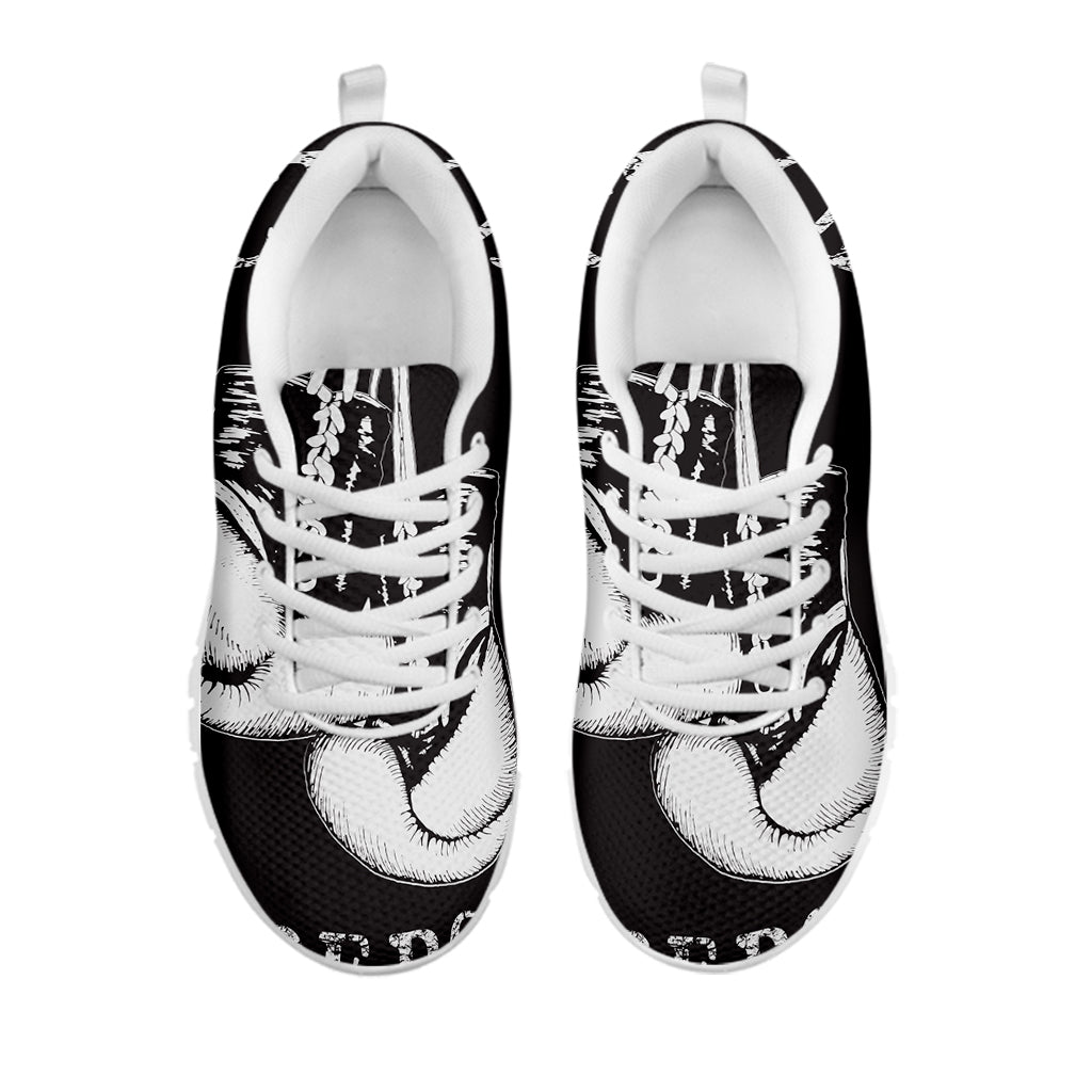 Victory King Of Boxing Print White Running Shoes