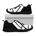 Viking Valknut Symbol Print Black Running Shoes