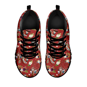 Vintage Dream Catcher Pattern Print Black Running Shoes