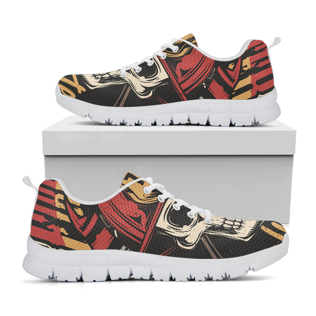 Volunteer Firefighter Print White Running Shoes