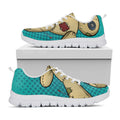Voodoo Doll Print White Running Shoes