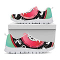 Yin Yang Chinese Zodiac Signs Print White Running Shoes