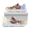 Yorkshire Terrier Portrait Print White Running Shoes