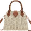 Large Capacity Rattan Travel Handbag 1
