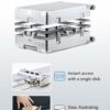 Carry On Luggage with Aluminum Frame, 20 Inch PC Hard Shell Suitcase with Spinner Wheels and TSA Lock 2